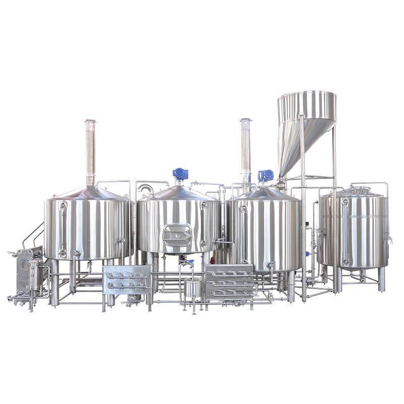 Máquina de fabricação de cerveja em aço inoxidável 2000L para casa, sistema de cervejaria, equipamento de cerveja